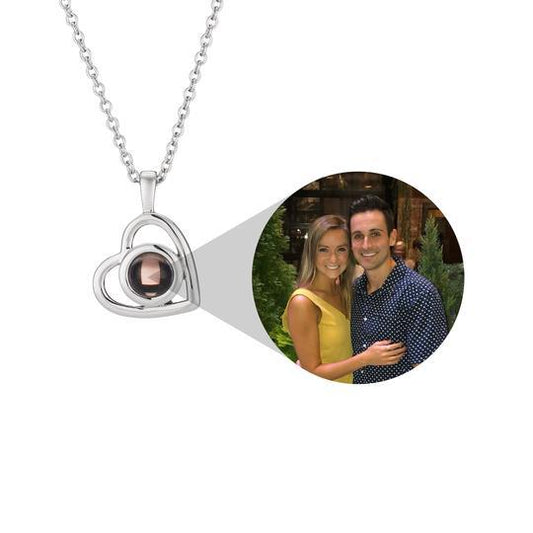 Personalised Heart Photo Necklace